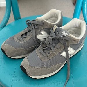 New Balance Kids' 515 Sneakers in Gray and White